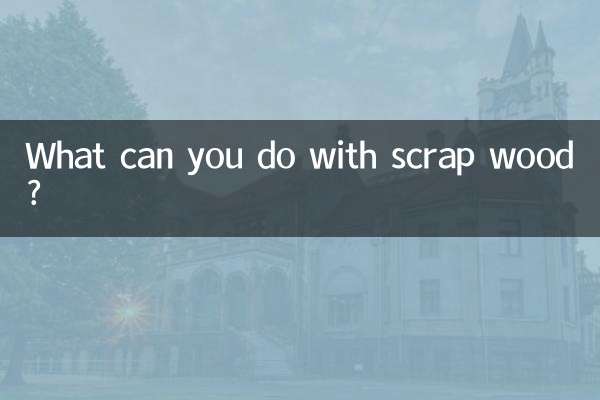 O que você pode fazer com restos de madeira?