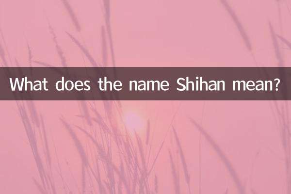 诗晗名字的含义是什么