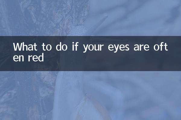 Was tun, wenn Ihre Augen häufig rot sind?