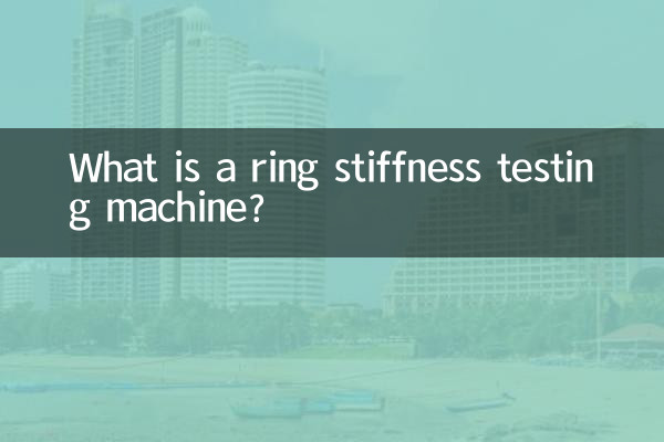 ¿Qué es una máquina de ensayo de rigidez de anillos?