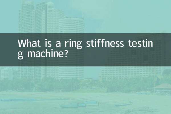 ¿Qué es una máquina de ensayo de rigidez de anillos?