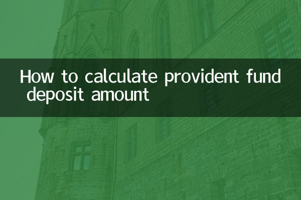 Comment calculer le montant du dépôt au fonds de prévoyance