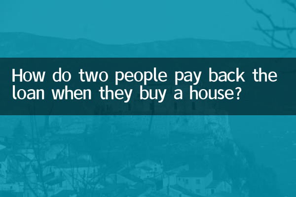 Como duas pessoas pagam o empréstimo quando compram uma casa?