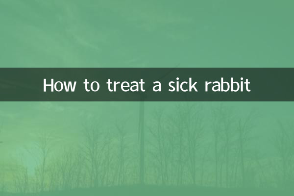 কিভাবে একটি অসুস্থ খরগোশ চিকিত্সা