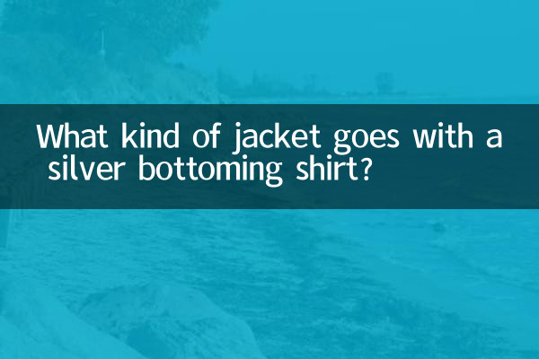 銀色打底衫配什麼外套