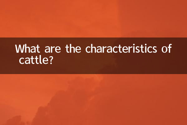 牛特徵是什麼樣的