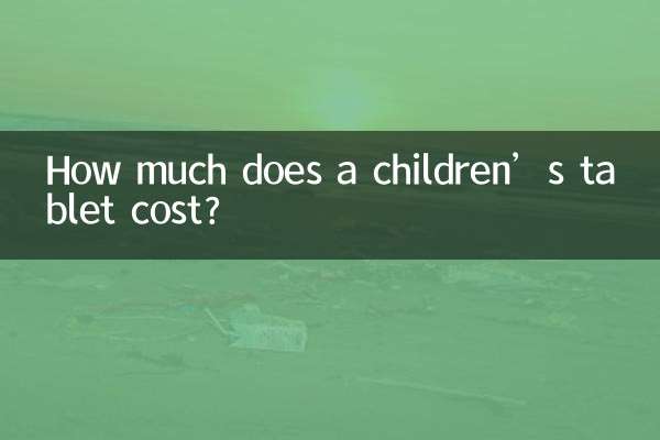 How much does a children’s tablet cost?