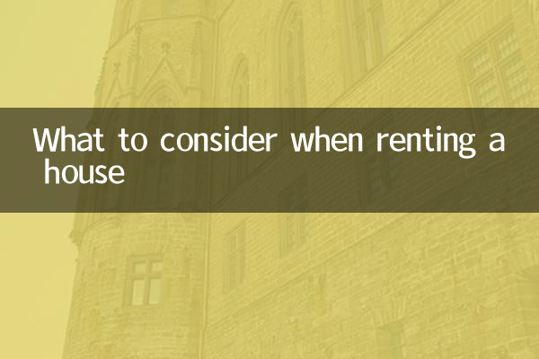 O que considerar ao alugar uma casa