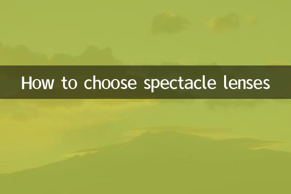 Como escolher lentes para óculos