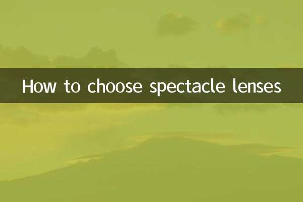 Como escolher lentes para óculos