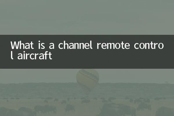 O que é uma aeronave de controle remoto de canal