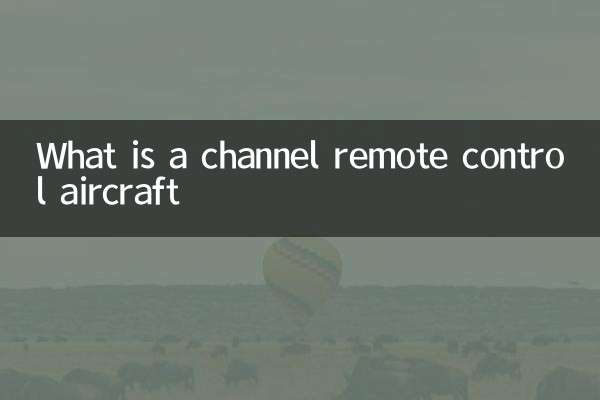 O que é uma aeronave de controle remoto de canal