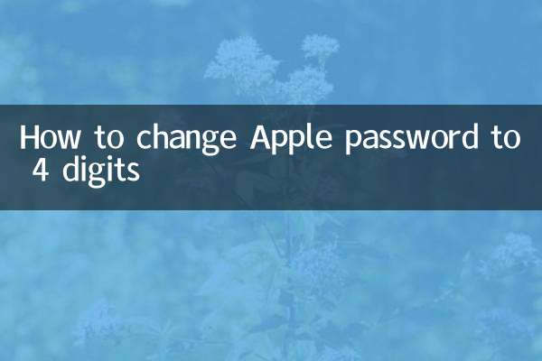 So ändern Sie das Apple-Passwort auf 4 Ziffern