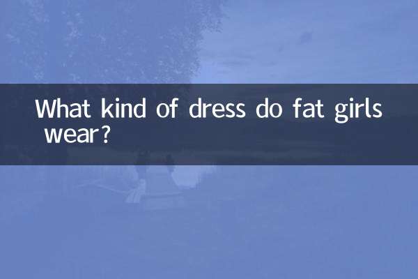 ¿Qué tipo de vestido usan las chicas gordas?