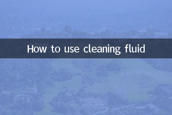 Come utilizzare il liquido detergente