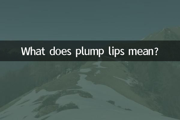 O que significa lábios carnudos?