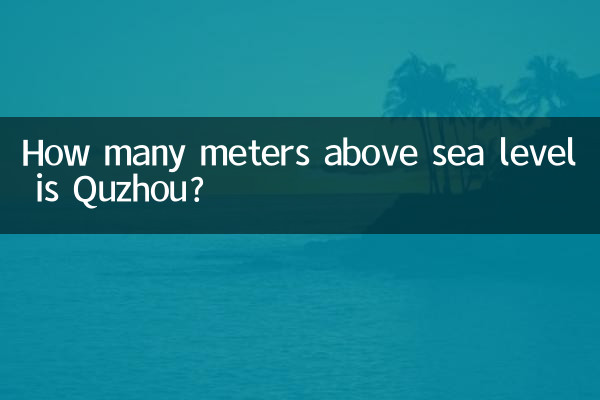 क्यूझोउ समुद्र तल से कितने मीटर ऊपर है?