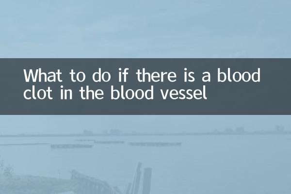 血管里有血栓怎么办