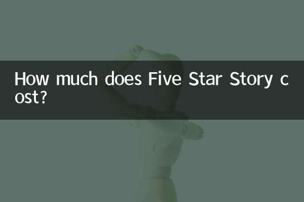 Quanto custa a história cinco estrelas?