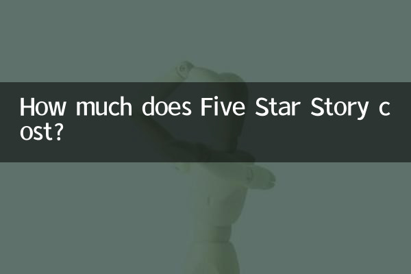 Quanto custa a história cinco estrelas?