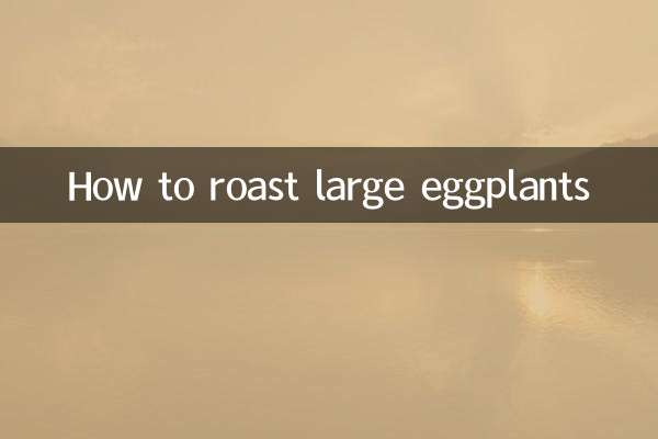 大茄子怎么烤