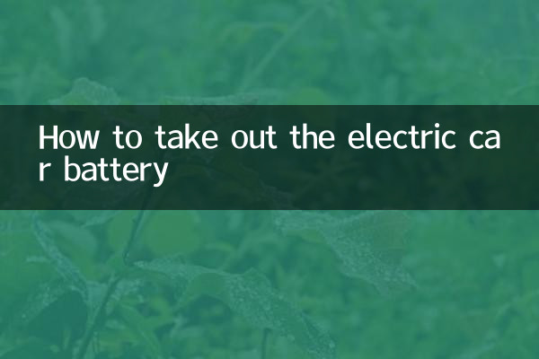 電動車電池怎麼拿出來