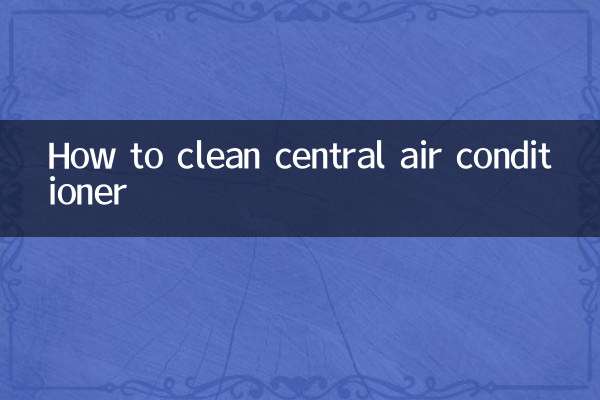 So reinigen Sie die zentrale Klimaanlage