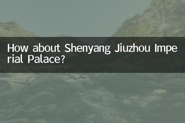 Que diriez-vous du palais impérial de Shenyang Jiuzhou ?