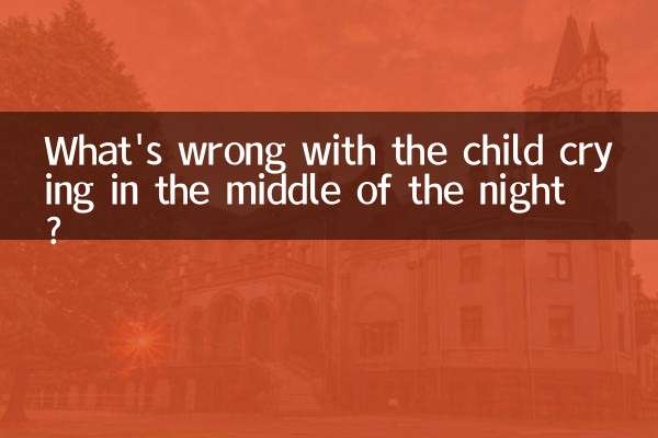 小孩半夜哭鬧怎麼回事