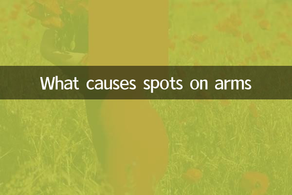 O que causa manchas nos braços