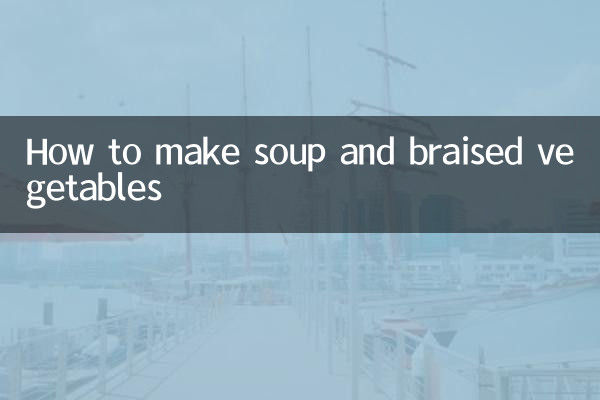 Come preparare zuppe e verdure brasate