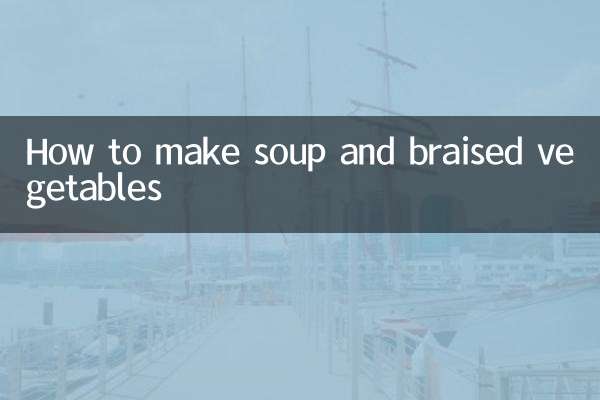 Come preparare zuppe e verdure brasate