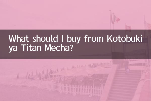 O que devo comprar do Kotobukiya Titan Mecha?