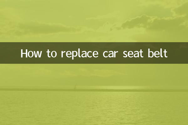 Como substituir o cinto de segurança do carro