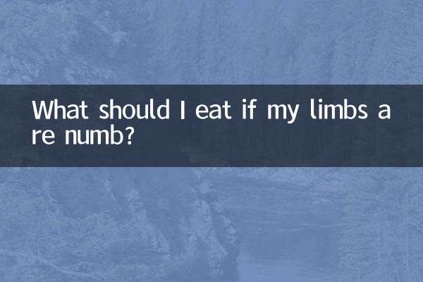 ¿Qué debo comer si tengo las extremidades entumecidas?