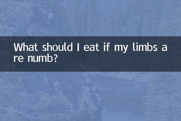 ¿Qué debo comer si tengo las extremidades entumecidas?