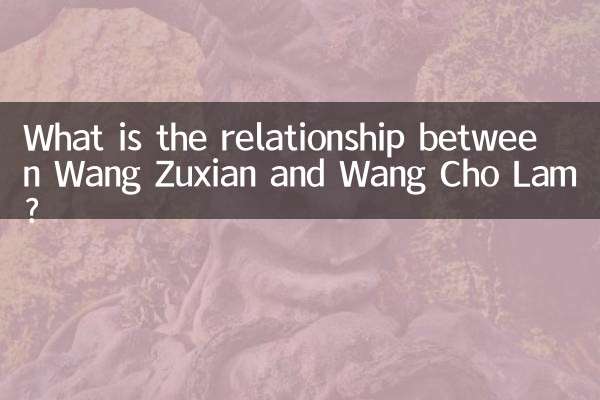 Wang Zuxian과 Wang Cho Lam의 관계는 무엇입니까?