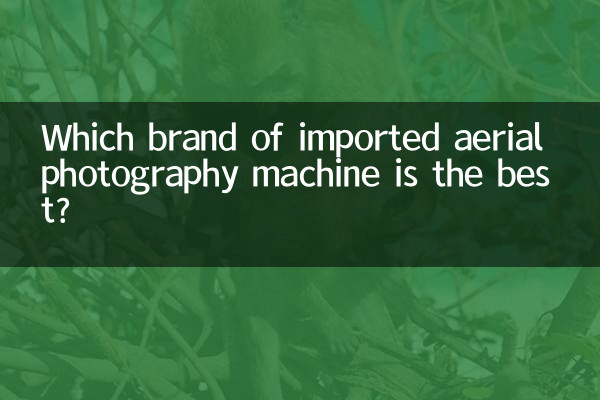 Quale marca di macchina per fotografia aerea importata è la migliore?