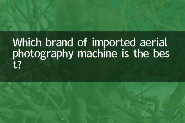 Quale marca di macchina per fotografia aerea importata è la migliore?