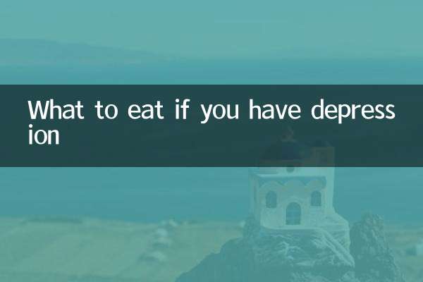 Que manger si vous souffrez de dépression