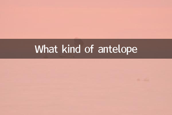 Was für eine Art von Antilope