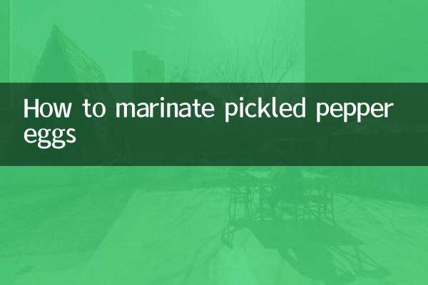Wie man eingelegte Pfeffereier mariniert