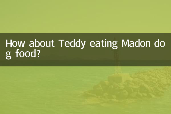Wie wäre es mit Teddy, das Madon Dog Food isst