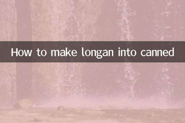 Como fazer Longan em enlatado