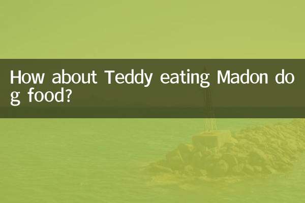 Que tal Teddy comendo comida de cachorro Madon