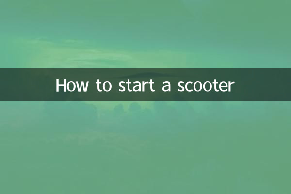 Cómo arrancar un scooter