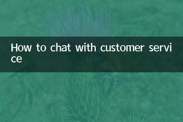 Come chattare con il servizio clienti