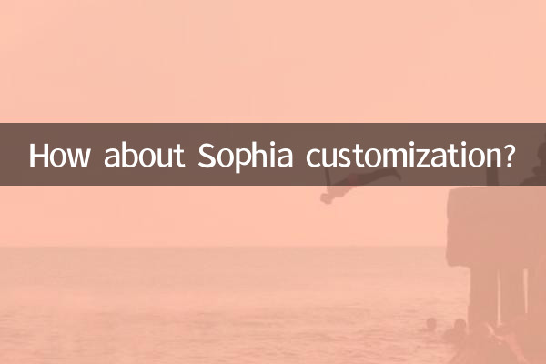 How about Sophia customization?