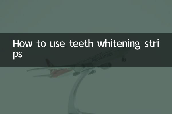 How to use teeth whitening strips