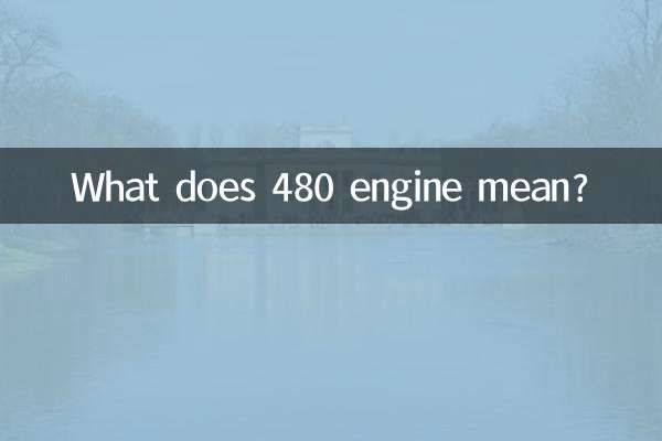 Что означает двигатель 480?